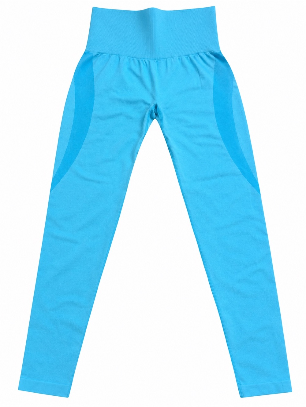 NVGTN Bright Blue Stretch Leggings with High Waist